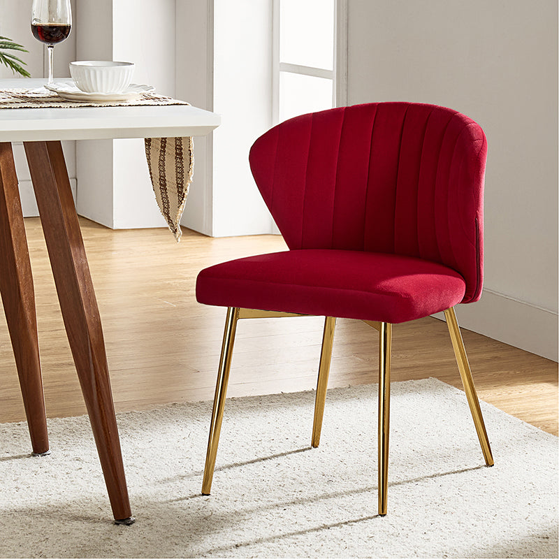 Luxury Aruna Velvet Upholstered Accent Chair - Soft Velvet Fabric, Comfortable Seating for Living Room, Bedroom, or Office - Elegant Home Decor & Stylish Furniture