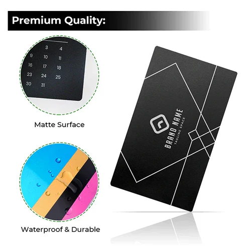 Premium xTool Black Metal Business Cards (60 Pack) - Elegant & Durable for Networking, Corporate Gifting & Luxury Branding