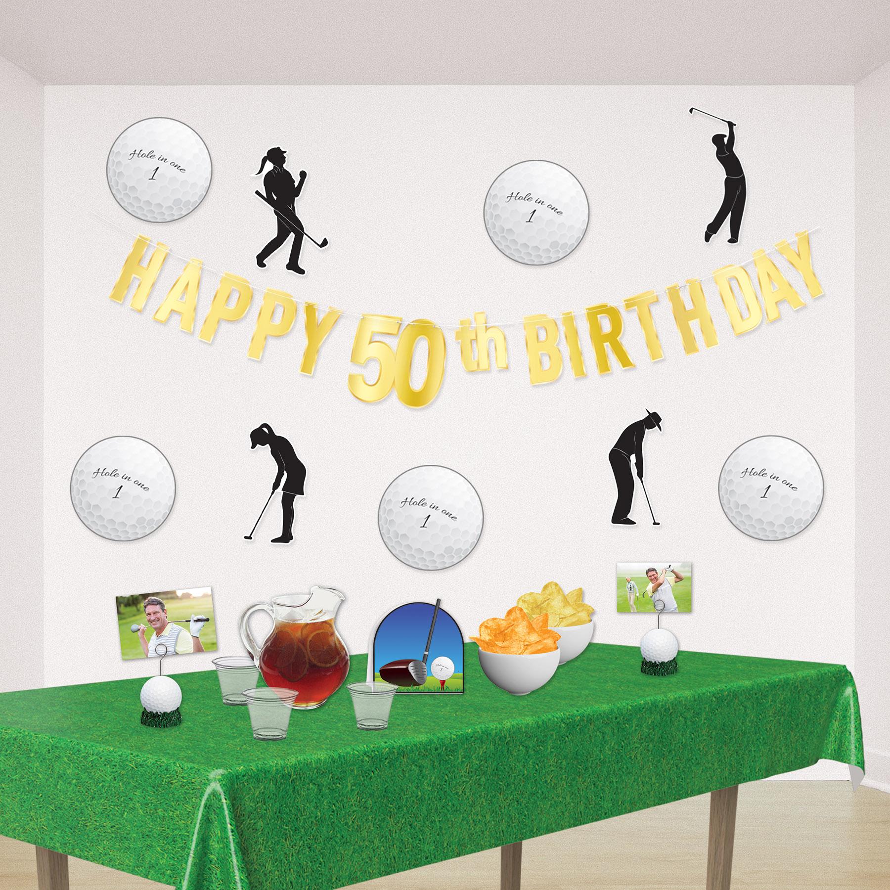 12 Pack Beistle Golf Ball Party Cutouts - Fun Golf Theme Decorations for Birthday Parties, Baby Showers & Sports Events