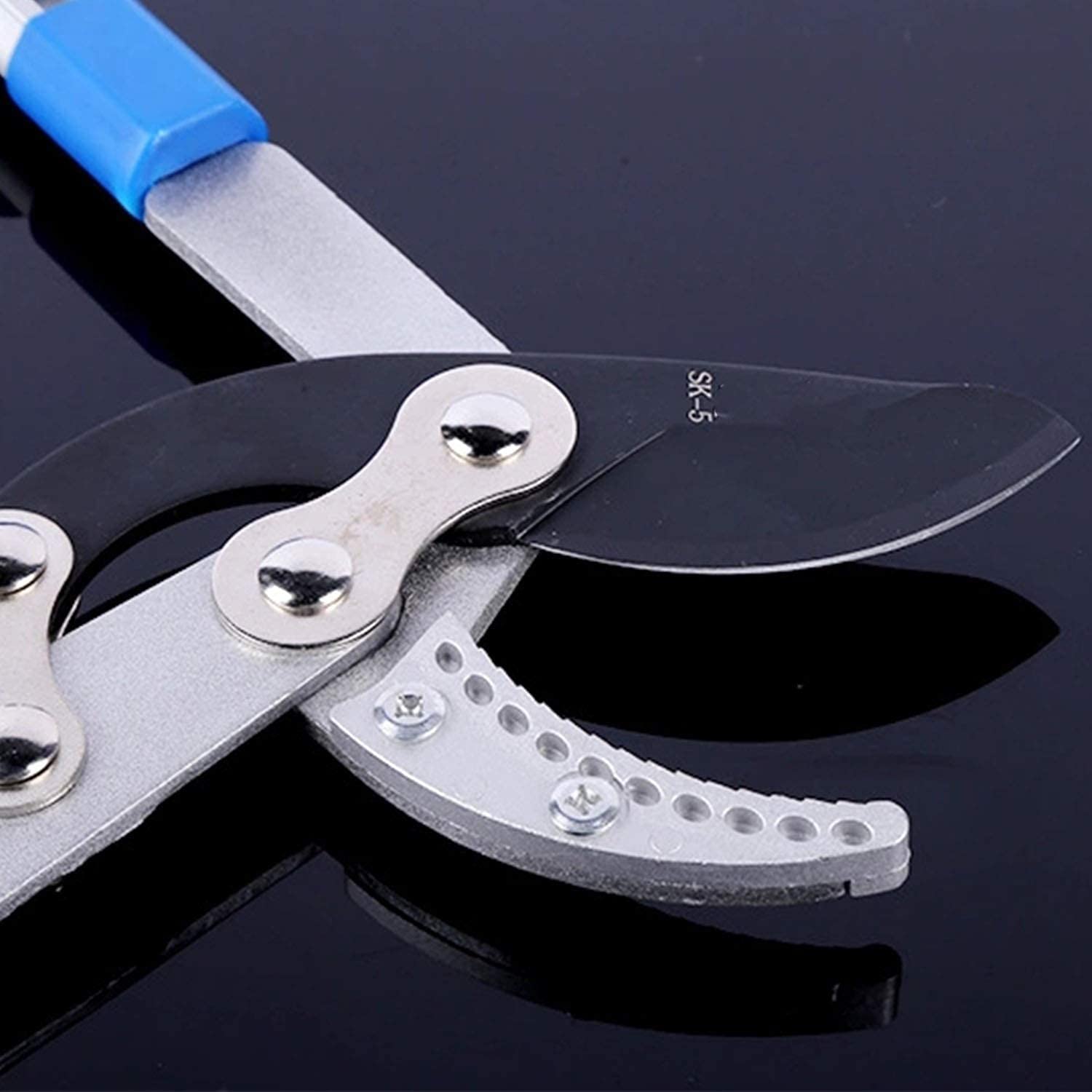 Heavy Duty Retractable Garden Pruning Shears - Professional Branch Cutting Scissors for Thick Branches, Manual Gardening Tools with Storage Case - Perfect for Landscaping, Tree Trimming, and Yard Maintenance