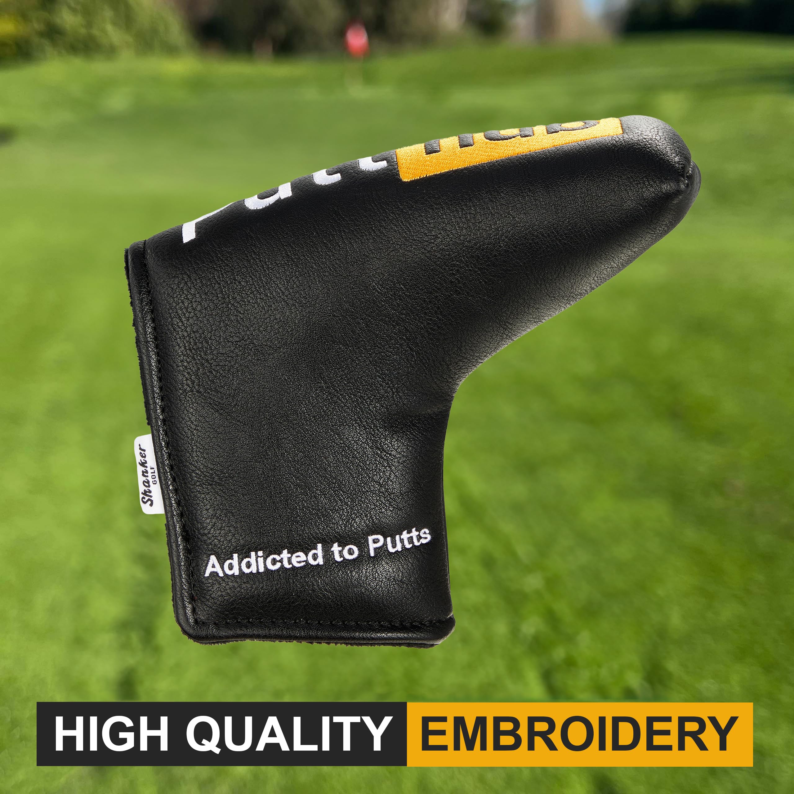 Shanker Golf Funny Putter Cover - Mallet & Blade Style Golf Club Headcover - Hilarious Golf Gift for Men & Women - Perfect for Birthdays, Father's Day & Golf Tournaments - Great for On-Course Laughs & Club Protection