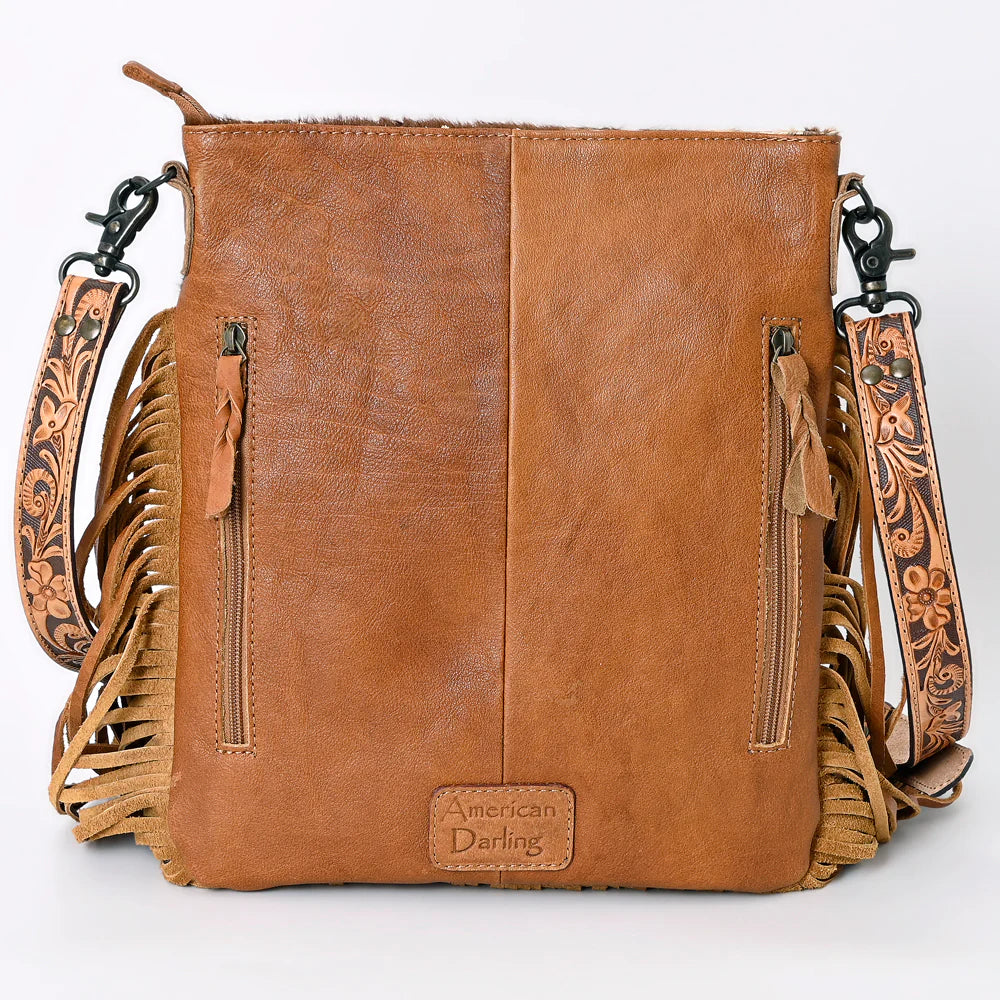 American Darling Concealed Carry Cowhide Purse - Stylish & Durable Leather Handbag for Women | Perfect for Everyday Use, Travel & Self-Defense