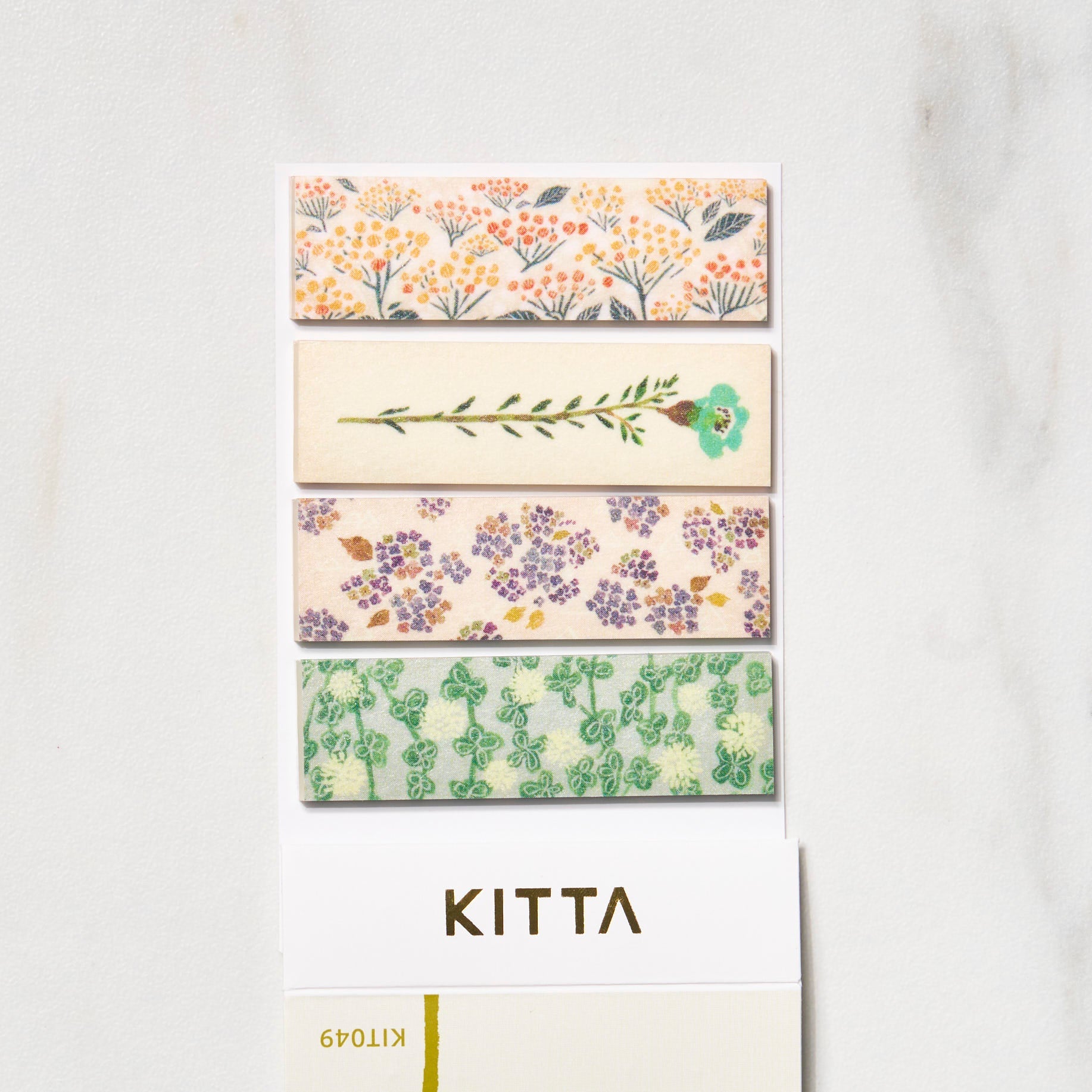 KITTA Basic 4/6 Masking Tape Stickers by KING JIM - Colorful Washi Tape for Scrapbooking, Journaling, DIY Crafts & Office Organization