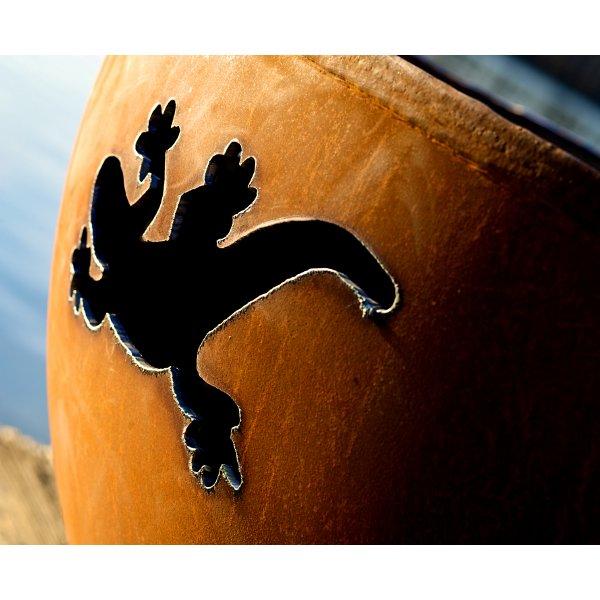 Kokopelli Outdoor Fire Pit - Portable Campfire Bowl for Backyard, Patio, Beach & Camping - Smokeless Steel Fire Pit with Spark Screen & Carry Bag