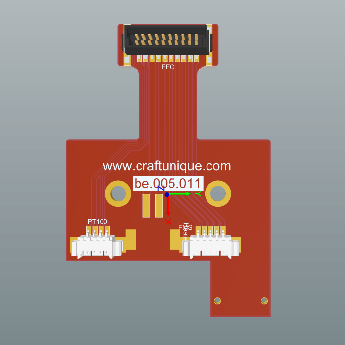 CRAFTBOT FLOW GEN PCB FFC Extension Cable R1.0 - Perfect for 3D Printer Upgrades & DIY Electronics Projects