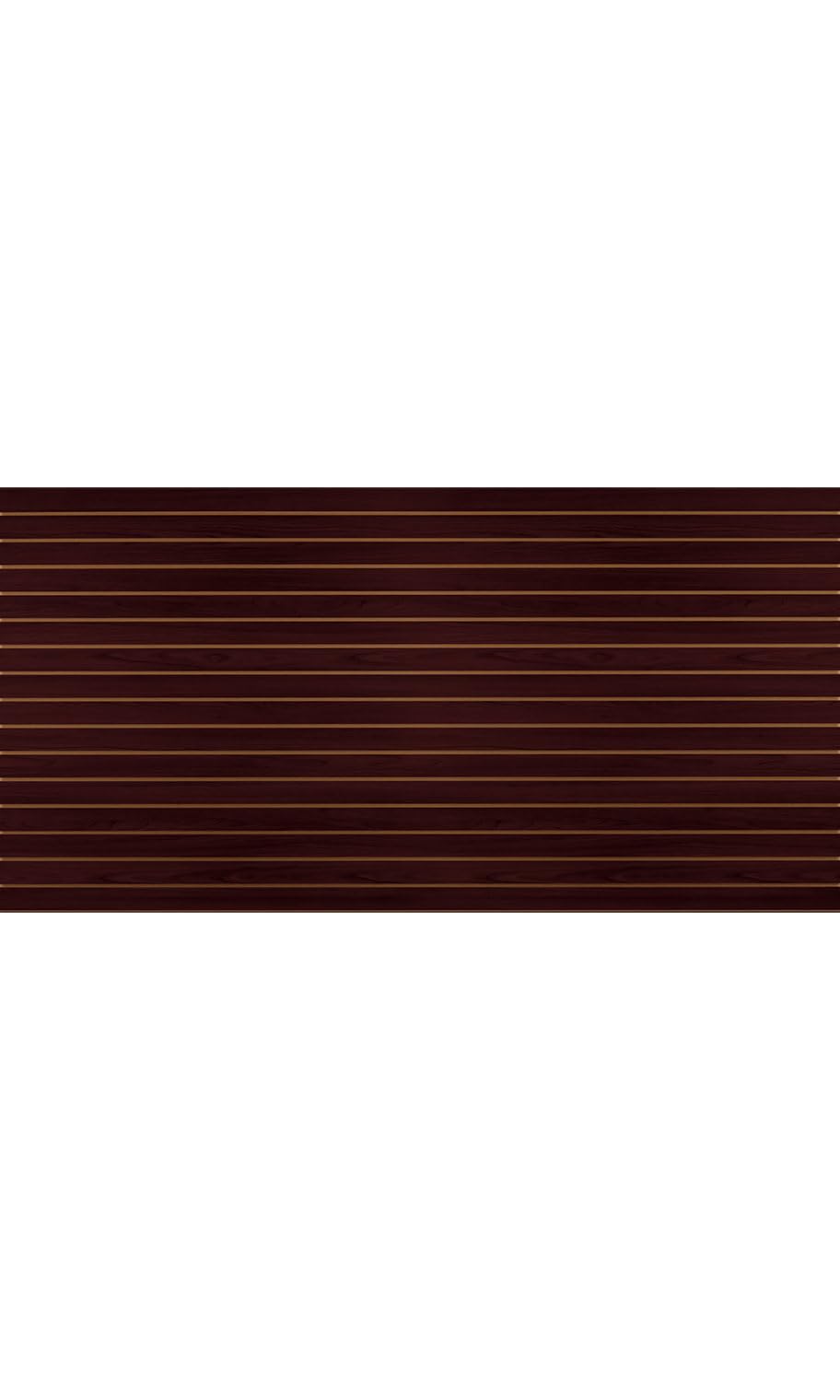 SSWBasics 4' x 8' Horizontal Mahogany Slatwall Panel - Premium Wood Slat Wall Paneling for Garage Storage, Retail Display & Boutique Organization - Durable & Stylish Wall Solution for Home, Office & Commercial Spaces