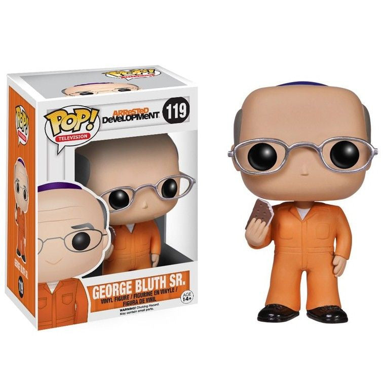 Arrested Development Pop! Vinyl Figure - George Bluth Sr. [119] Collectible Toy - Perfect for TV Show Fans, Office Decor & Pop Culture Collections