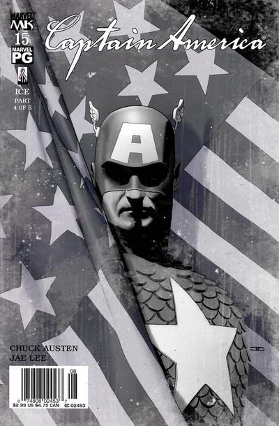 Captain America (4th Series) #15 Newsstand Edition VF Grade | Marvel Knights Comic by Jae Lee | Collectible Superhero Comic Book for Marvel Fans & Collectors
