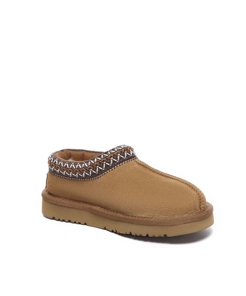 Kids' Tassy UGG Moccasin Slippers - Soft & Warm Winter Indoor/Outdoor House Shoes for Boys & Girls | Cozy Home, School & Playtime Comfort