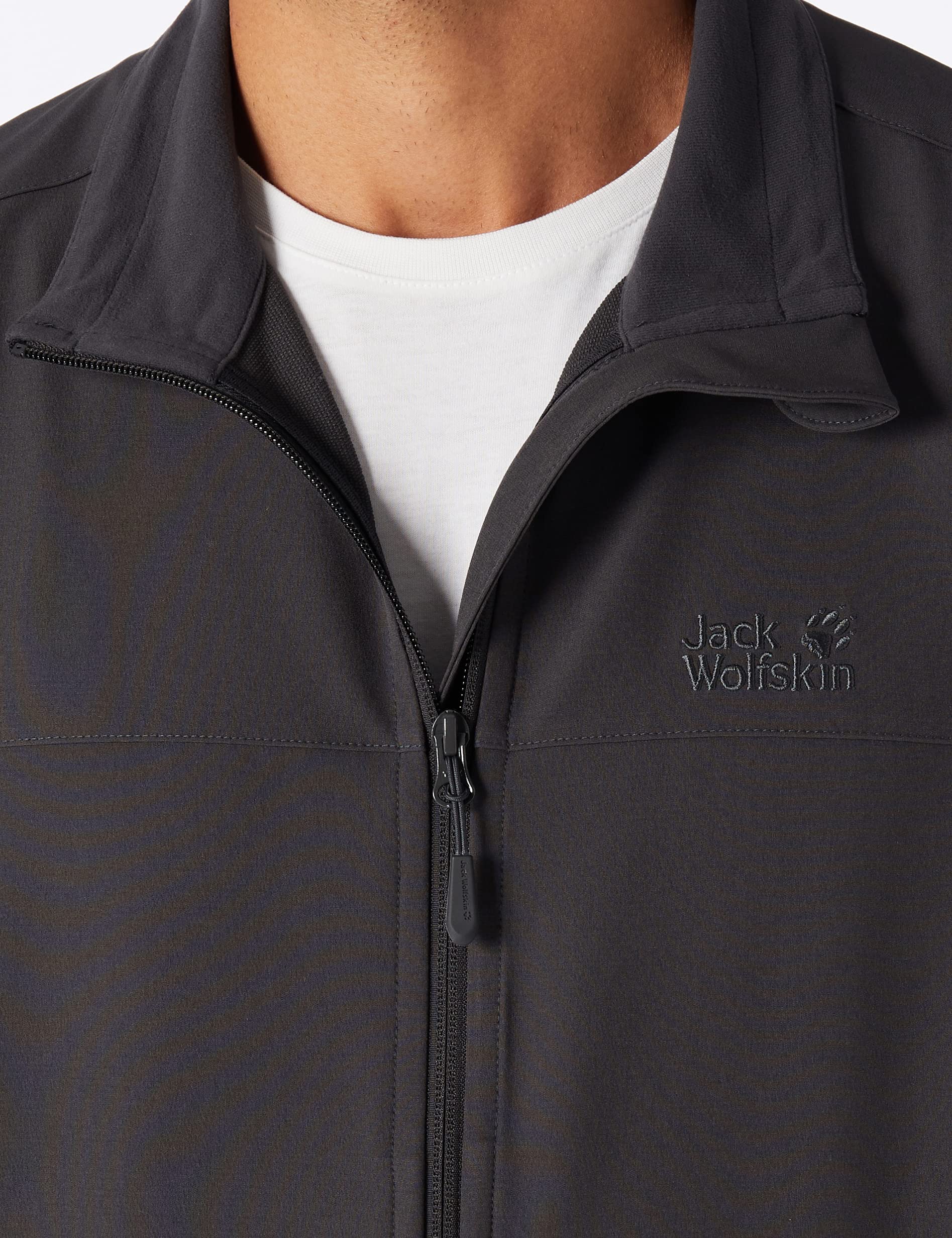 Jack Wolfskin Crestview Jacket for Men - Waterproof Hiking & Outdoor Adventure Jacket - Lightweight Windbreaker for Camping, Travel & Winter Sports