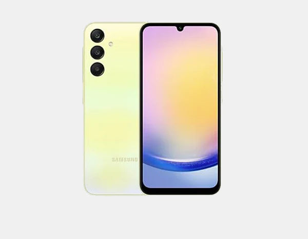 Samsung Galaxy A25 5G Unlocked Smartphone - 128GB Storage, 6GB RAM, Dual SIM GSM - Yellow | Perfect for Streaming, Gaming & Productivity on the Go
