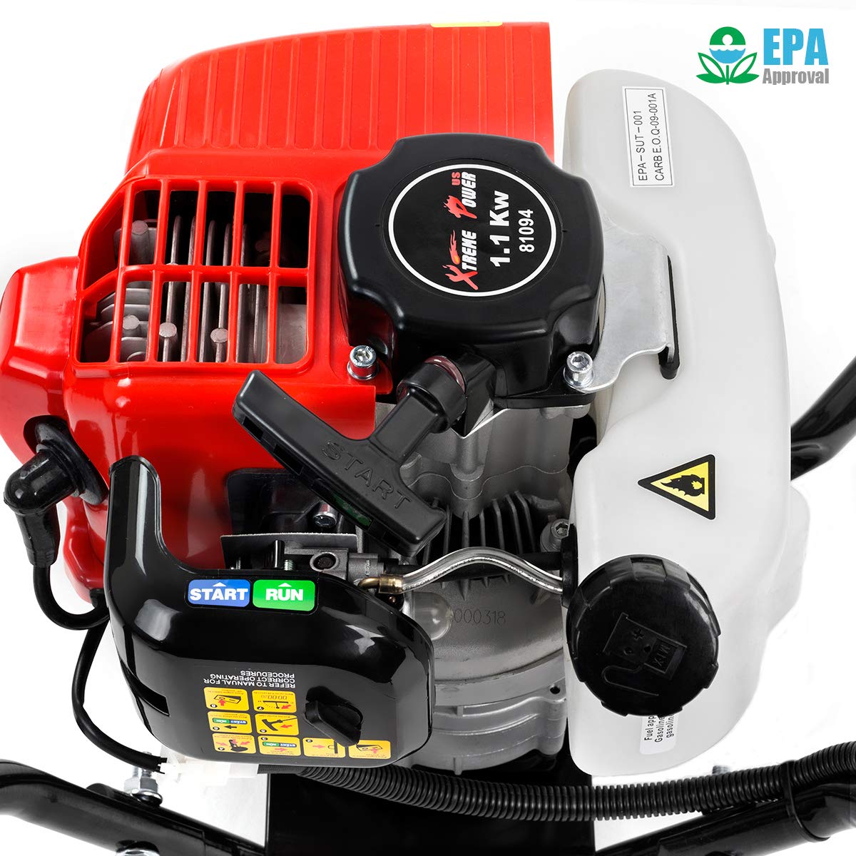 XtremepowerUS 43cc Gas-Powered Post Hole Digger with 8
