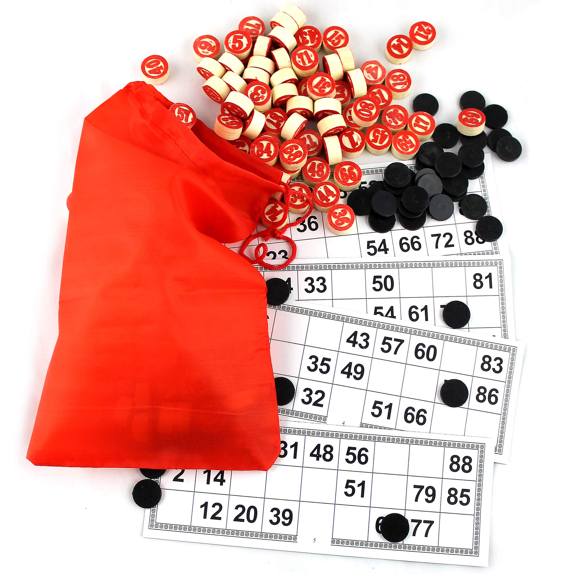 Russian Lotto Game Set - Traditional Wooden Bingo Board Game for Family & Friends | Perfect for Parties, Game Nights & Cultural Learning Activities
