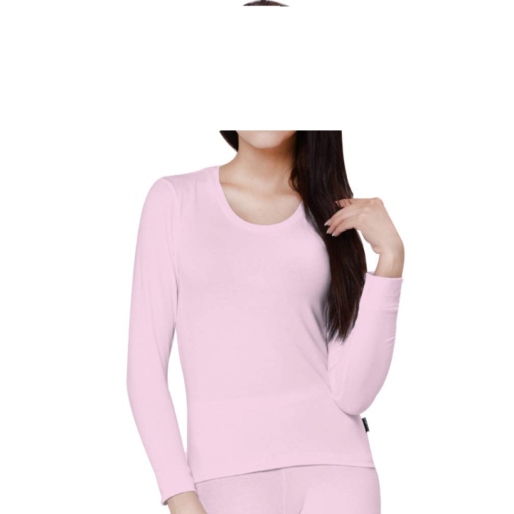 Women's Cotton Thermal Underwear Set - Long Sleeve Winter Pajamas with Round Neck for Warmth & Comfort | Perfect for Cold Weather, Sleeping, Lounge Wear & Layering