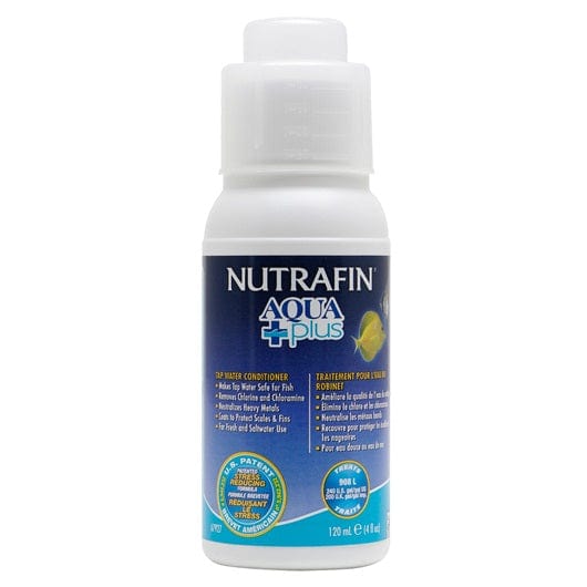 Nutrafin Aqua Plus Tap Water Conditioner for Aquariums - Removes Chlorine & Heavy Metals | Safe for Fish & Plants | Perfect for Freshwater & Saltwater Tanks