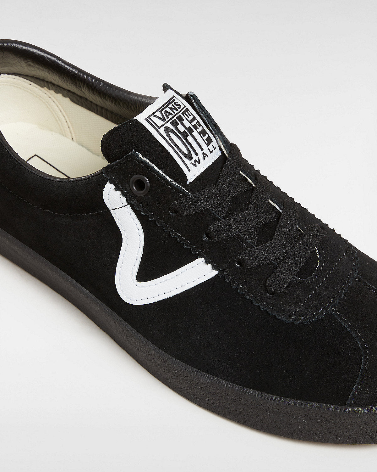 Vans Men's Sport Low Black/White Sneakers - Lightweight Casual Shoes for Skateboarding, Walking & Everyday Wear