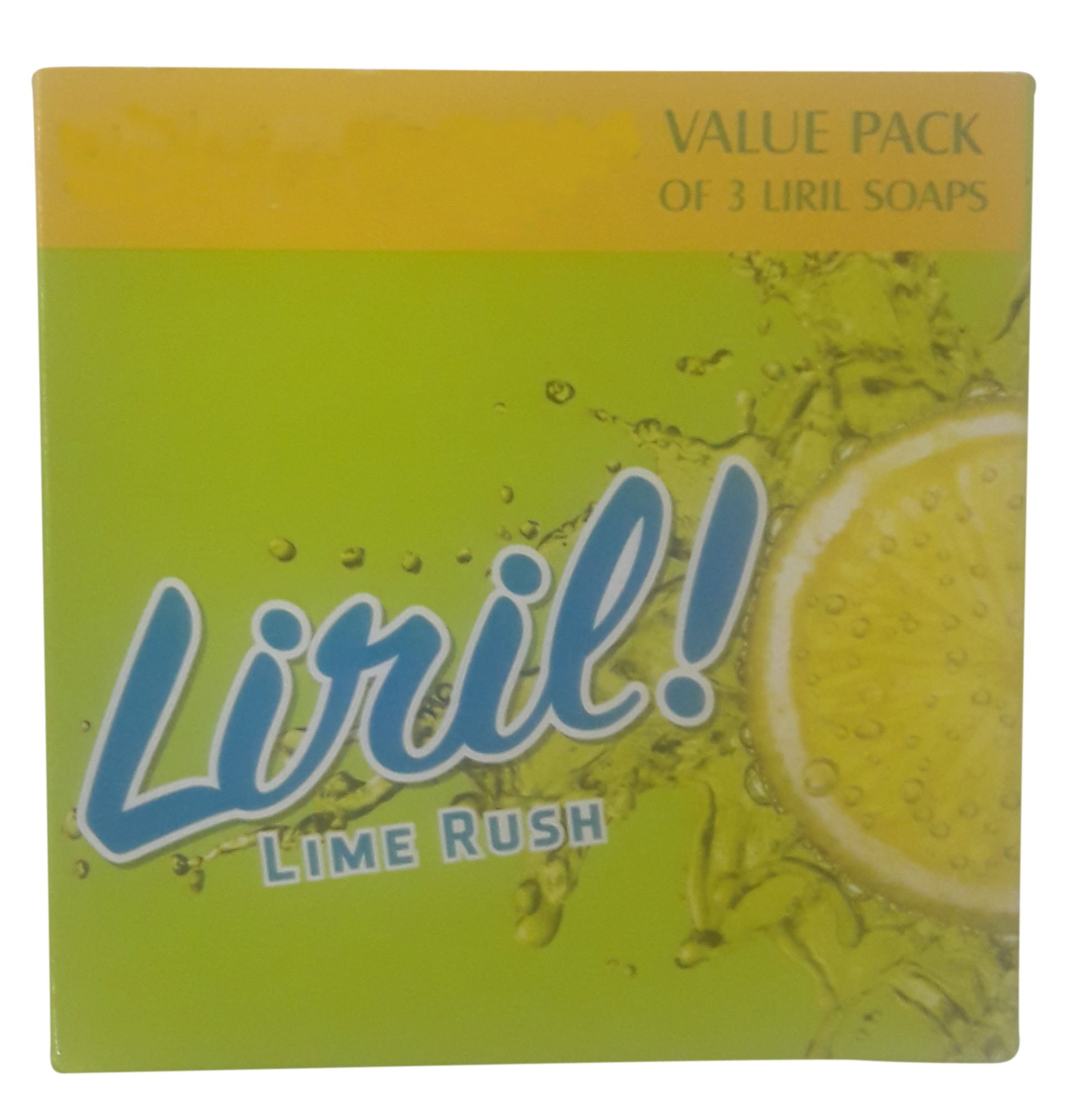 Liril Lime Rush Soap - 375g Combo Pack | Refreshing Citrus Body Wash for Men & Women | Perfect for Shower, Gym & Travel