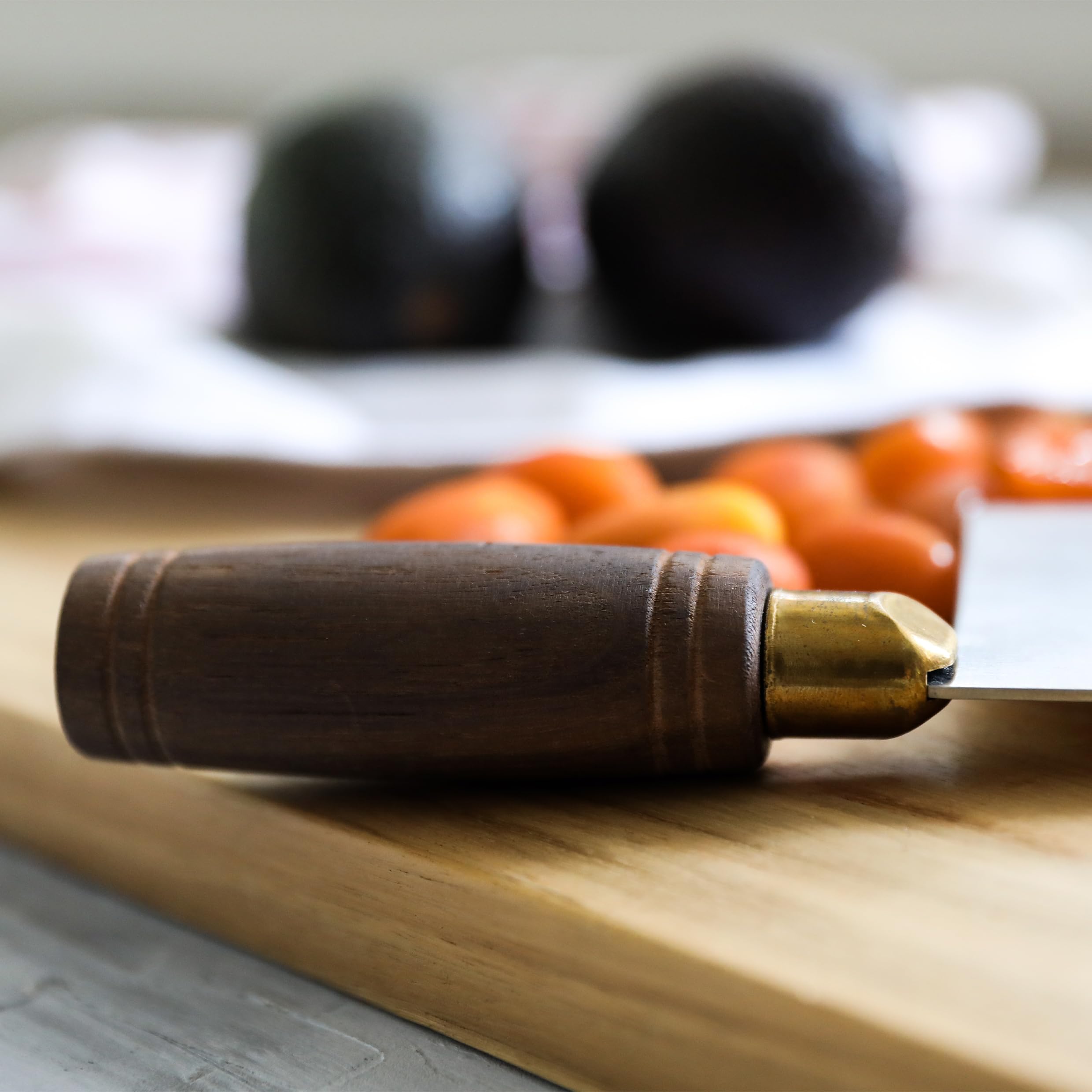 Lamson 8 Inch Professional Chinese Chef Knife - High Carbon Stainless Steel Vegetable Cleaver with Ergonomic Walnut Handle - Perfect for Chopping, Slicing, and Dicing Vegetables, Herbs, and Meats in Asian Cooking