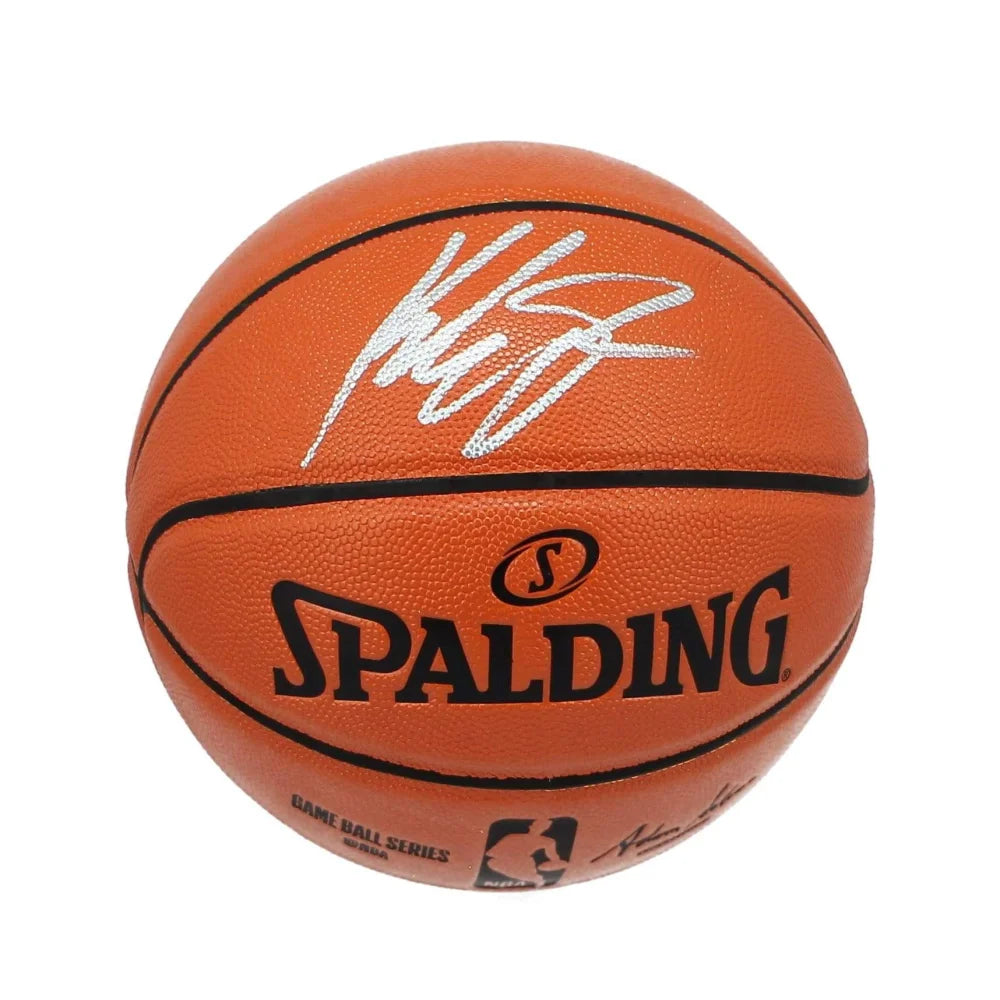 Authentic Klay Thompson Signed Basketball - Golden State Warriors Memorabilia with COA - Perfect for NBA Fans & Collectors | Great for Display, Gifts, and Sports Memorabilia Collections