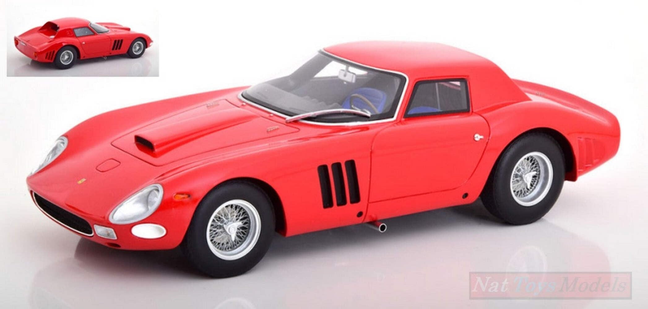 1:18 Scale Model Ferrari 250 GTO 1964 Red Diecast Car - CMR073 - Collectible Vintage Sports Car for Display & Racing Enthusiasts