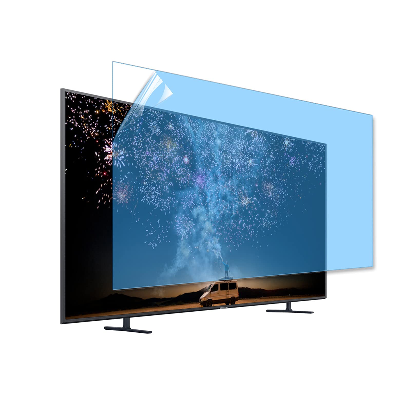 70 Inch Privacy Screen Protector for Laptop & TV - Anti Blue Light, Anti Glare Matte Filter Film (1538x869mm) | Easy Installation for Office, Home & Gaming Use