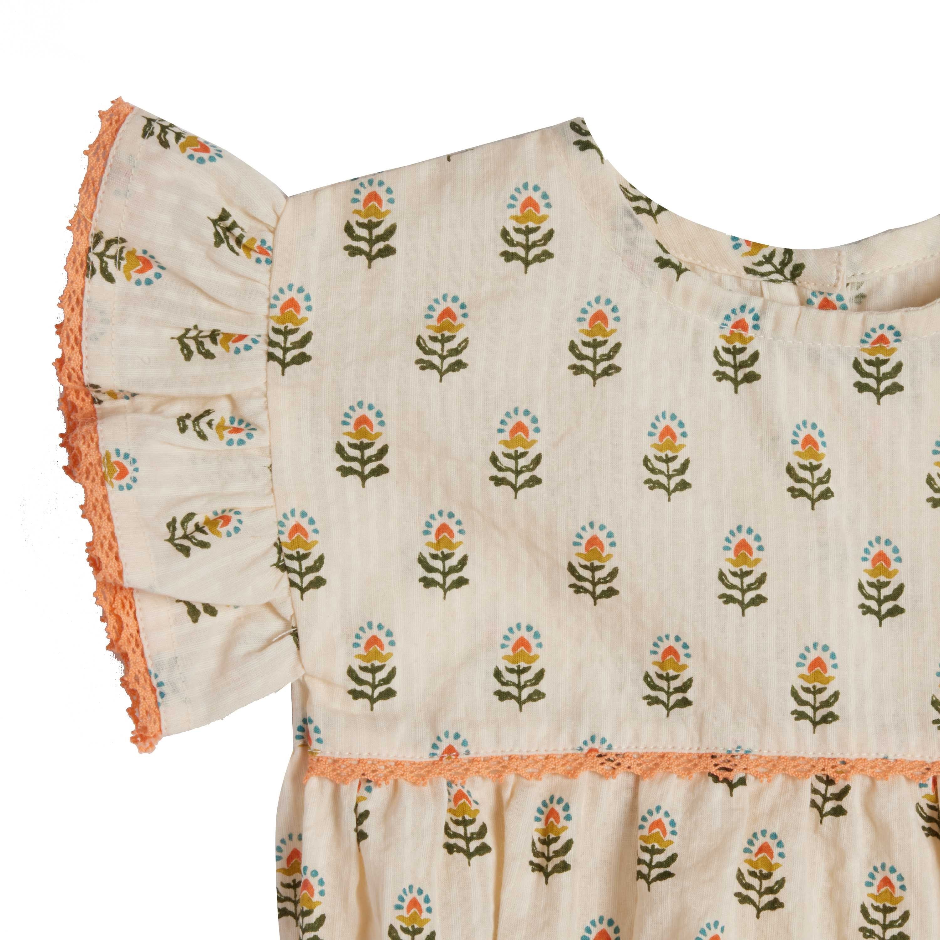 Bonheur du Jour Paris Celestia Rosee Baby Overalls - Soft Cotton Romper for Newborns & Infants | Perfect for Playtime, Photo Shoots & Special Occasions