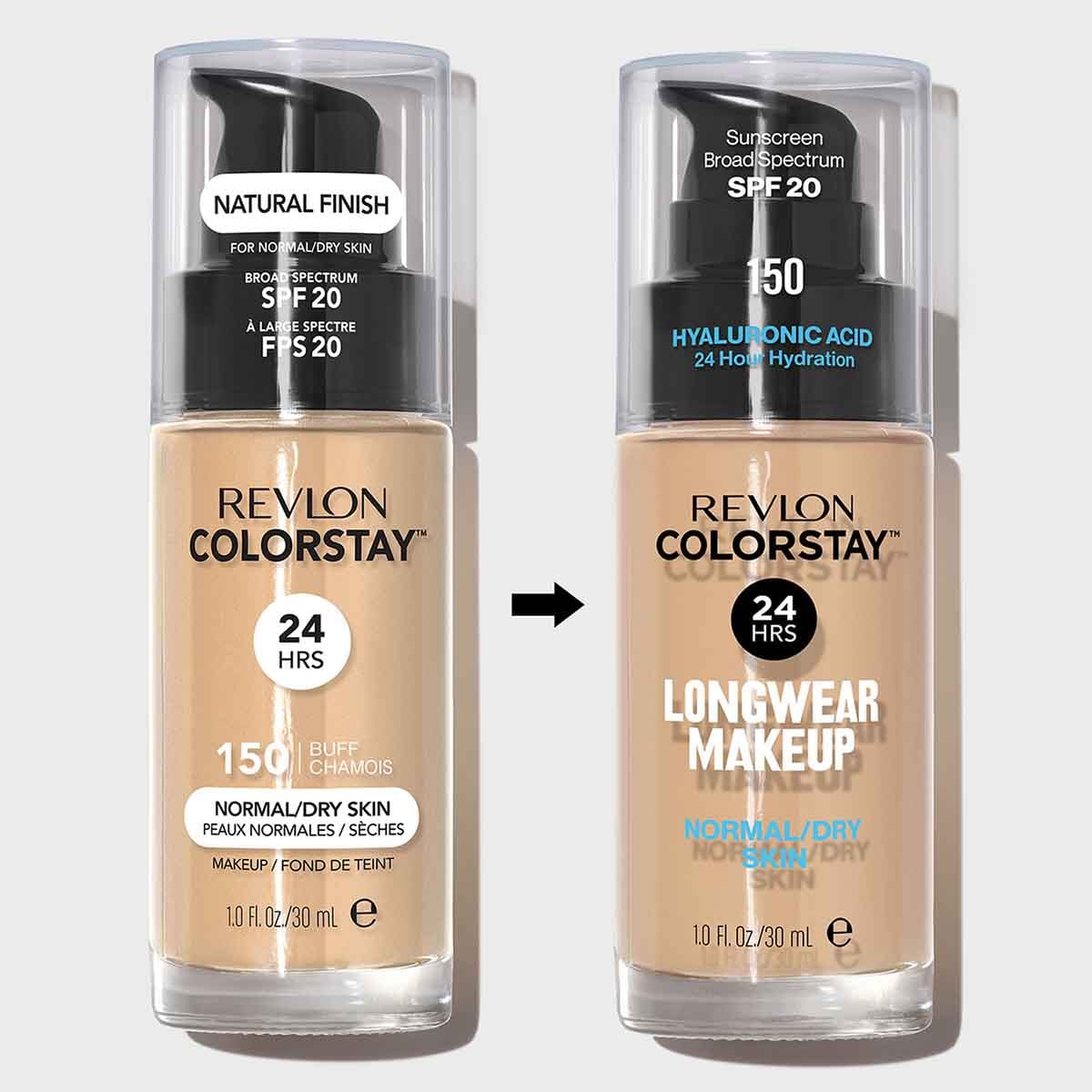 Revlon ColorStay Liquid Makeup for Normal to Dry Skin - Shade 180 Sand Beige | Long-Lasting Foundation for Daily Wear & Special Occasions