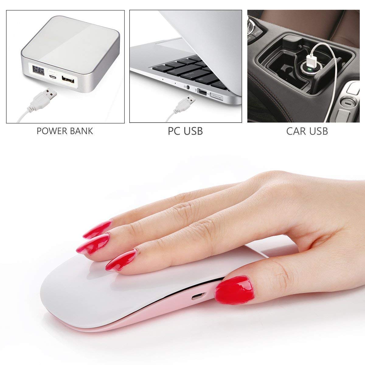 USB LED UV Nail Polish Dryer - Portable Curing Lamp for Fingernails & Toenails | Fast Drying at Home or Salon