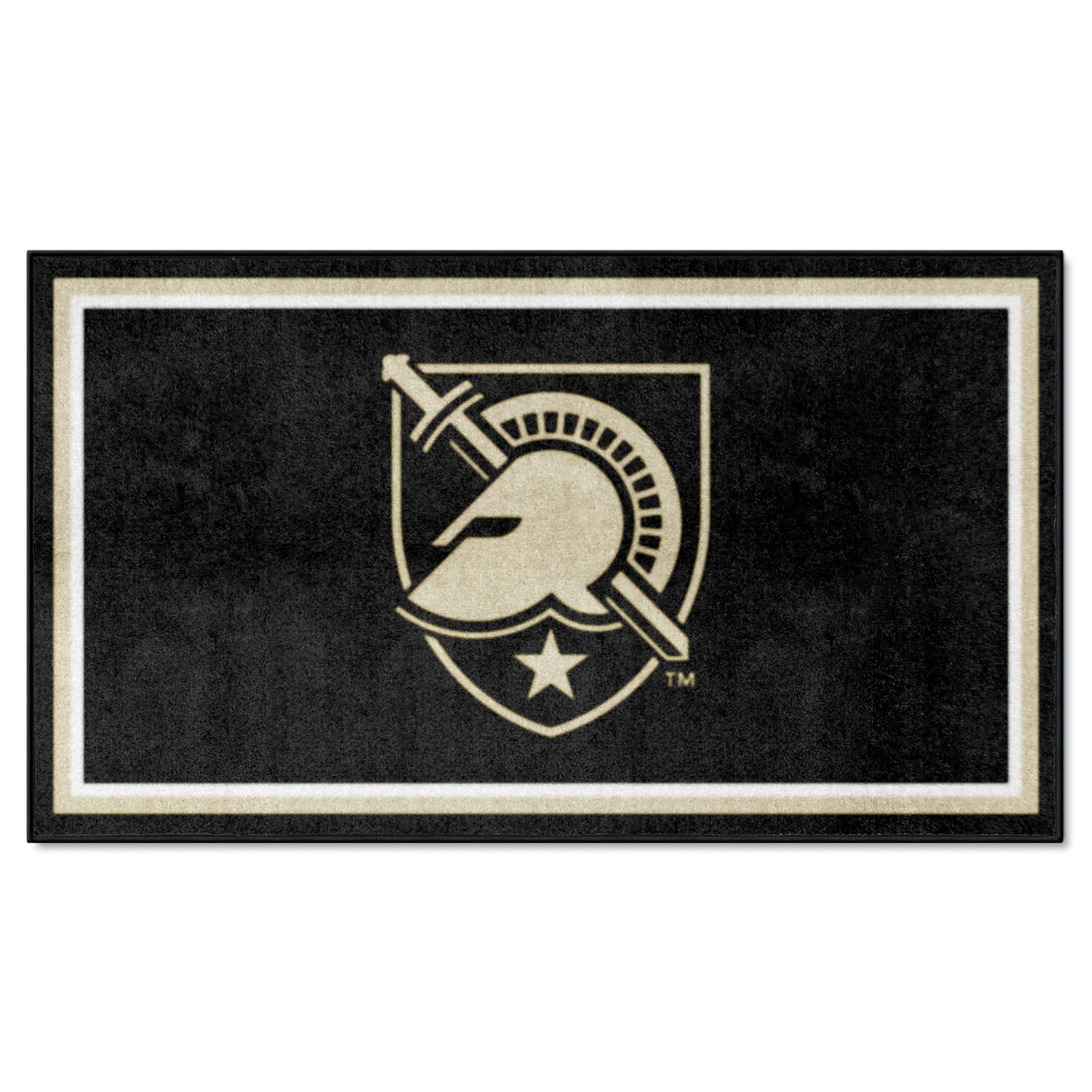 FANMATS 19760 NCAA Army West Point Black Knights 3ft x 5ft Plush Area Rug - Soft Sports Fan Rug for Home Decor, Game Room & Tailgating Mat | Perfect for Dorm, Living Room and Football Parties