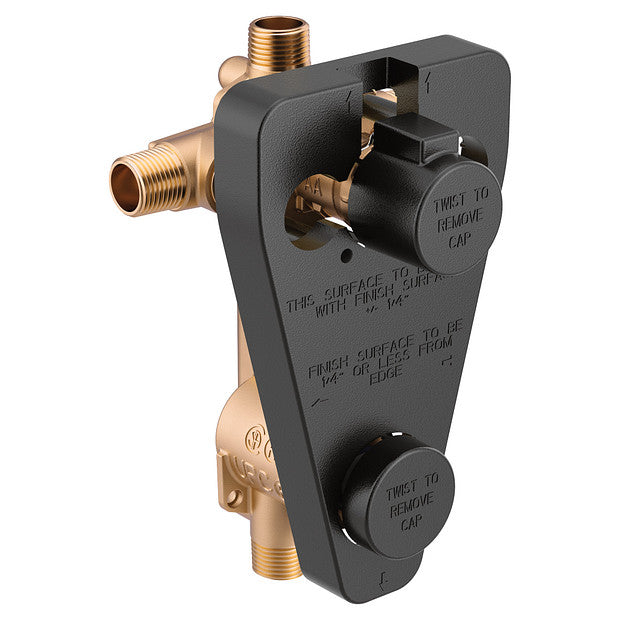 Moen M-Pact Posi-Temp Pressure Balancing Shower Valve with Diverter, 1/2