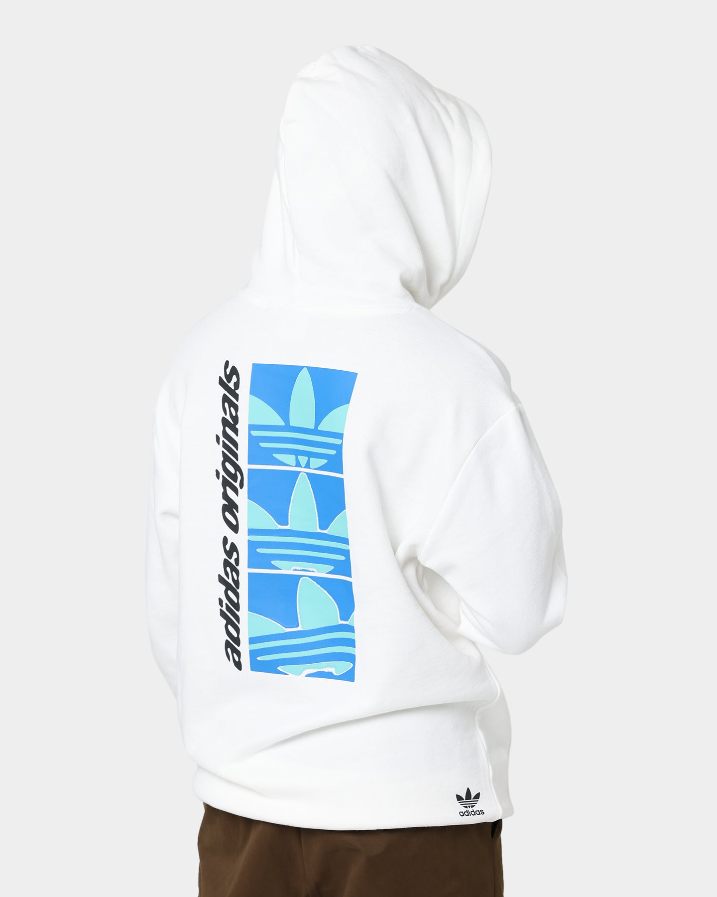 Adidas Yung Z Hoodie Core White - Men's Casual Pullover Sweatshirt for Streetwear & Gym | Perfect for Everyday Wear & Outdoor Activities