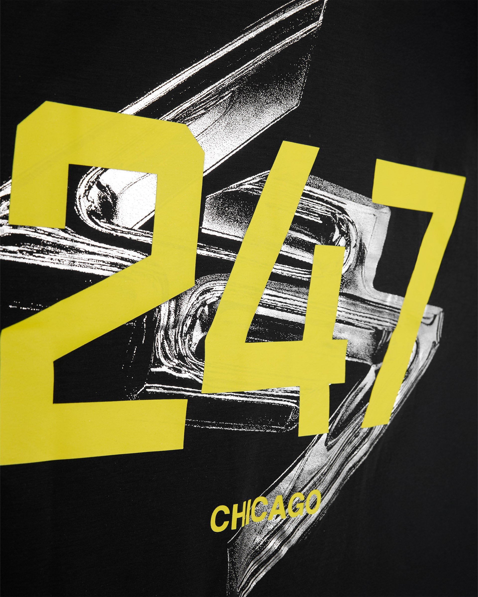 247 Chicago Oversized Tank Top - Jet Black - Comfortable & Stylish for Casual Wear, Gym, and Everyday Outfits