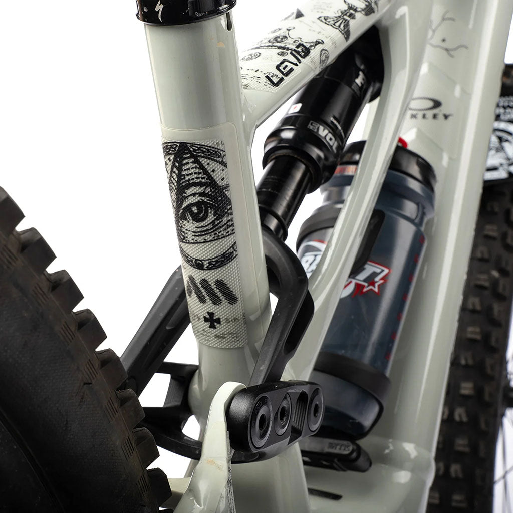 All Mountain Style Extra Honeycomb Frame Guard - Opus Magna Black | Durable Bike Protection for Mountain & Trail Riding