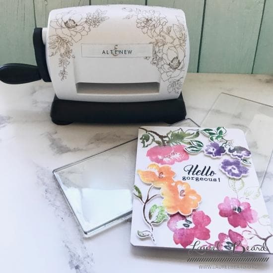 Mini Blossom Die Cutting Machine for DIY Scrapbooking, Card Making & Paper Crafts - Compact & Portable Craft Tool for Home & School Projects