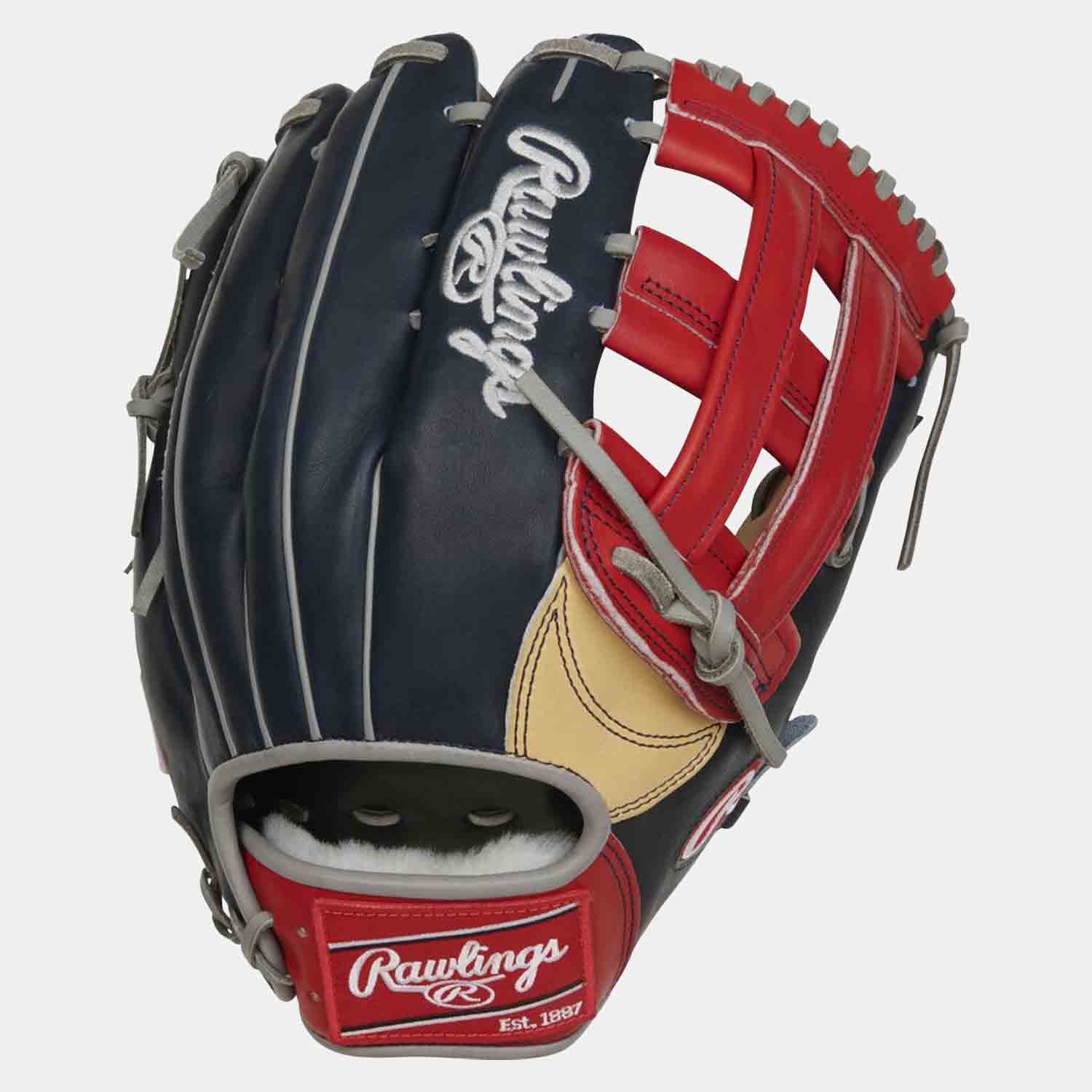Ronald Acuna Jr. Pro Preferred Outfield Baseball Glove - Premium Leather for Outfielders - Perfect for MLB Games & Training