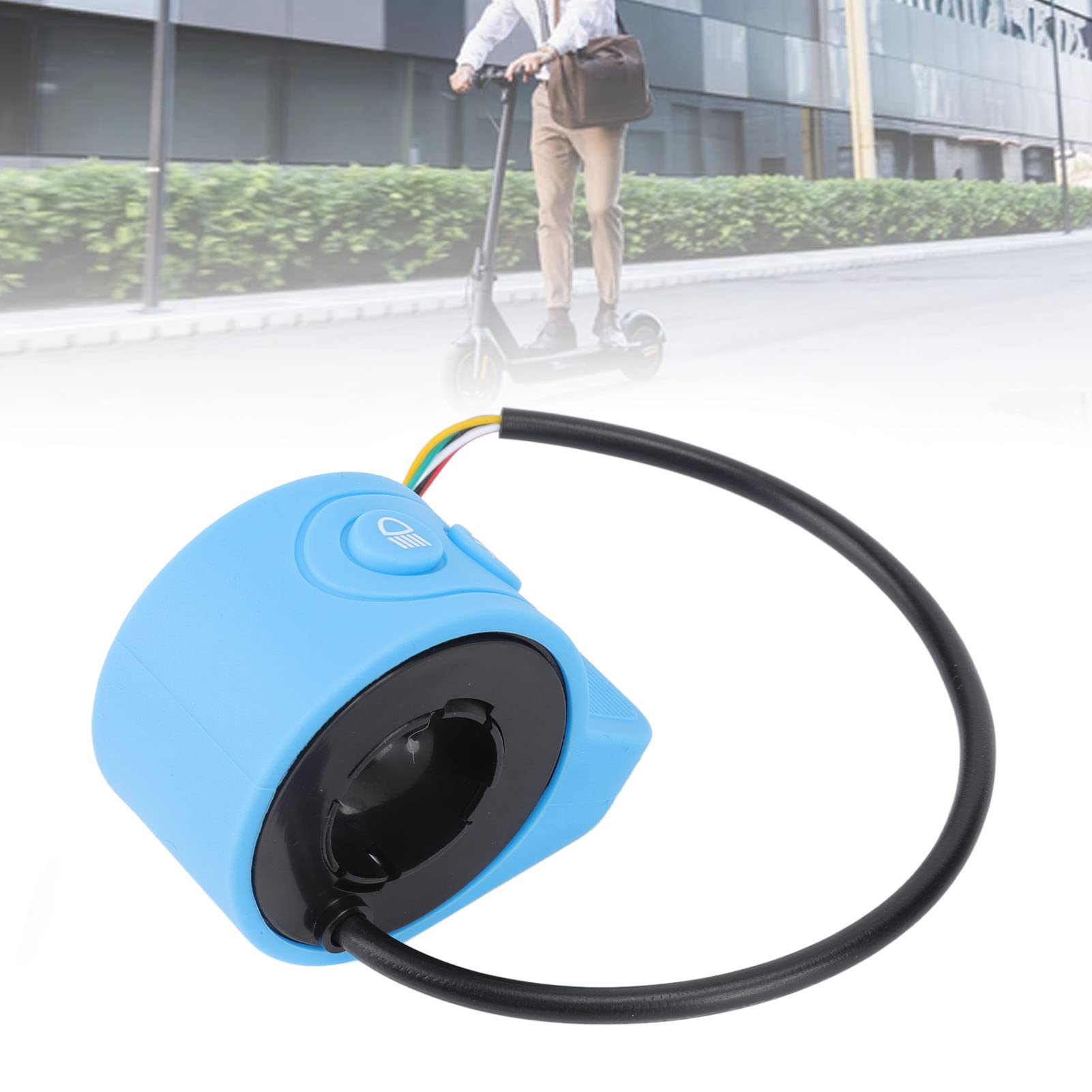 Electric Scooter Throttle Replacement - Compatible with Xiaomi M365, Finger & Thumb Speed Accelerator Control (Blue) | Perfect for Commuting, Urban Travel & Last-Mile Transportation