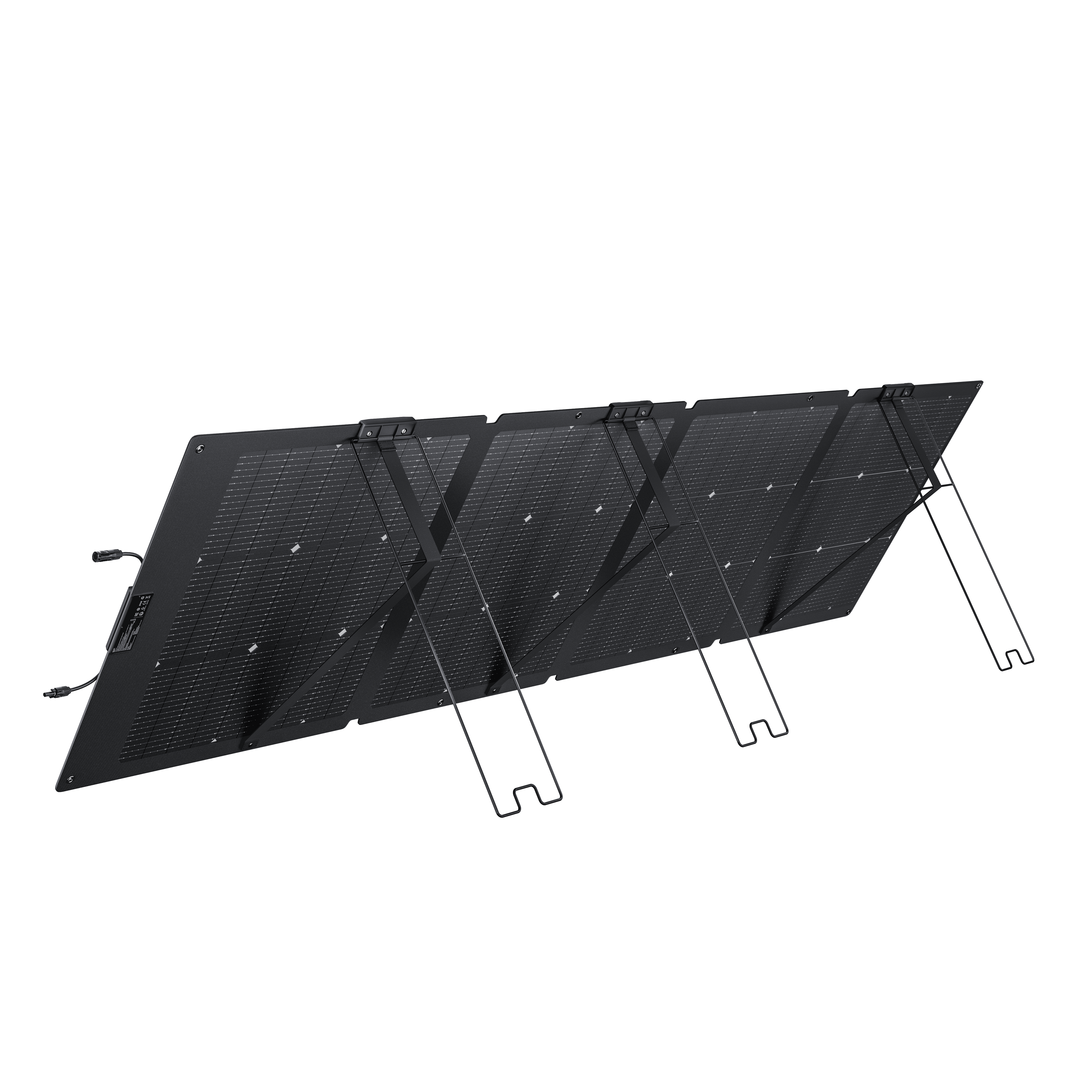 EcoFlow 220W Bifacial Solar Panel - Portable Solar Charger for Off-Grid Power, Camping & Emergency Backup | App-Controlled Smart Energy Solution