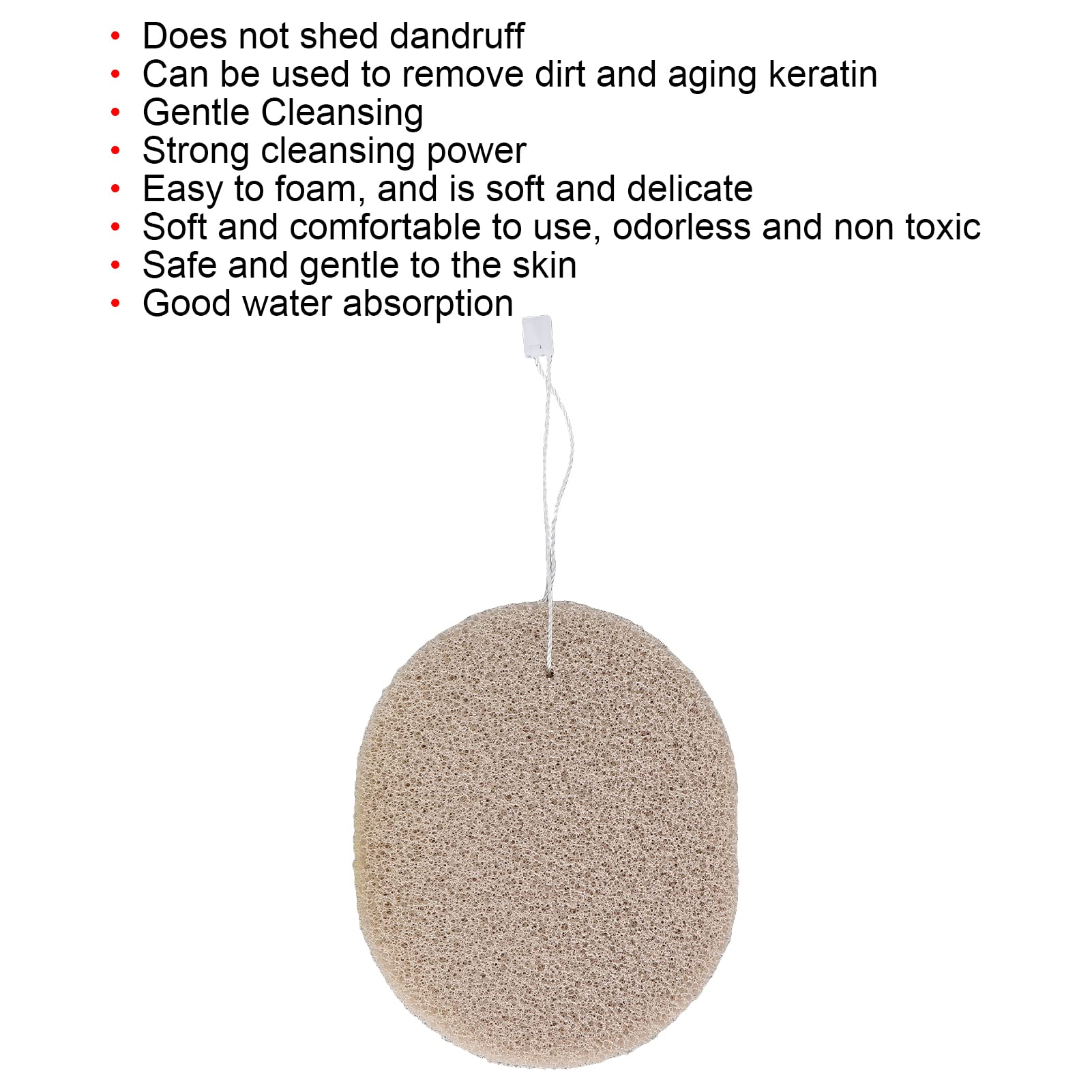 EXCLUZO Gentle Face Cleansing Sponge - Multi-Purpose Makeup Remover & Exfoliator | Portable Facial Wash Sponge for Daily Skincare, Travel & On-the-Go Use