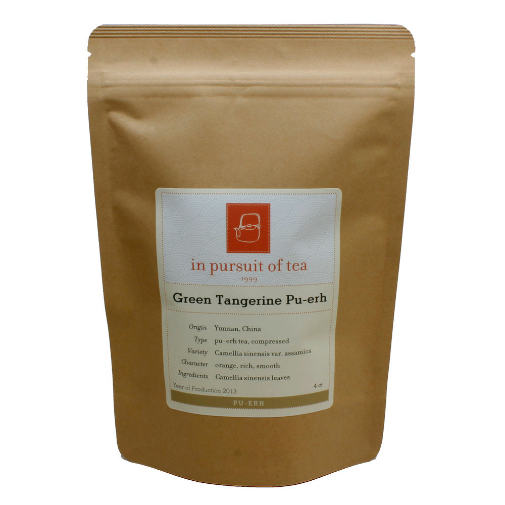 Premium Organic Green Tangerine Pu-erh Tea - Loose Leaf Chinese Citrus Tea for Weight Loss & Detox - Perfect for Afternoon Tea, Gift Giving & Relaxation