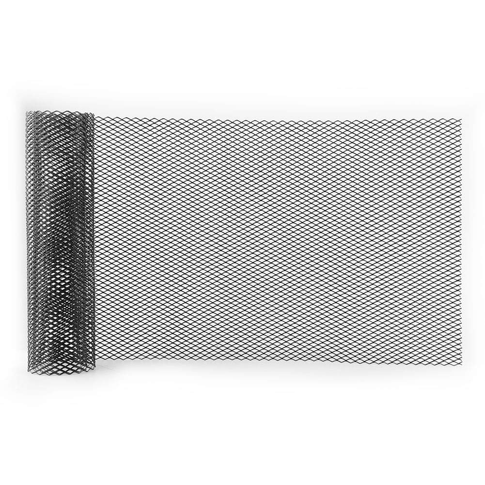 Universal 6x12mm Aluminum Alloy Car Grille Mesh - Durable Rhombic Grill Net for Vehicle Bumper & Body Protection | Perfect for Off-Road, Custom Builds & Automotive Styling