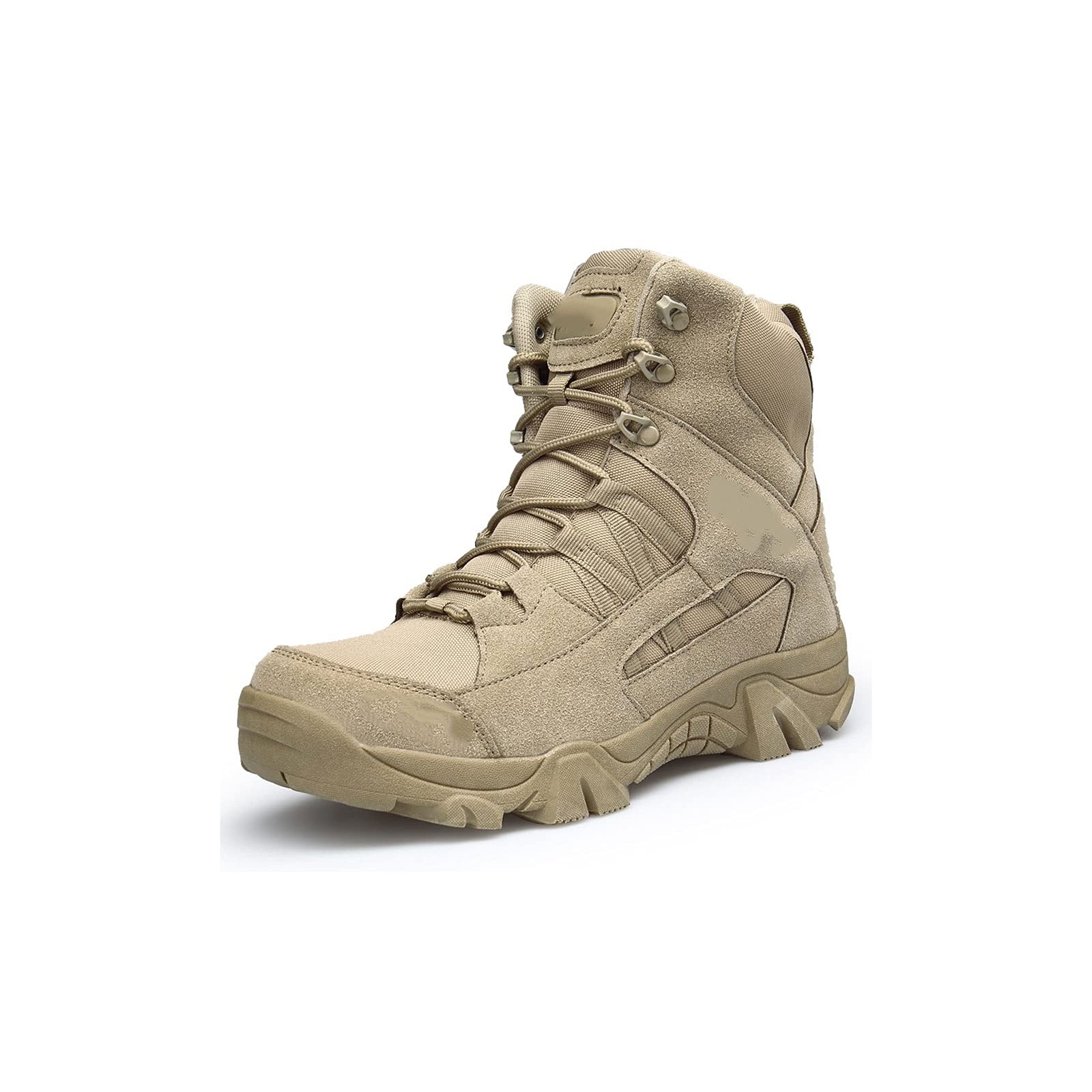GAGC Men's Military Tactical Boots - Waterproof Hiking & Combat Boots for Outdoor, Work, Special Forces - Sand Color Size 12 - Ideal for Desert, Winter & Heavy Duty Use