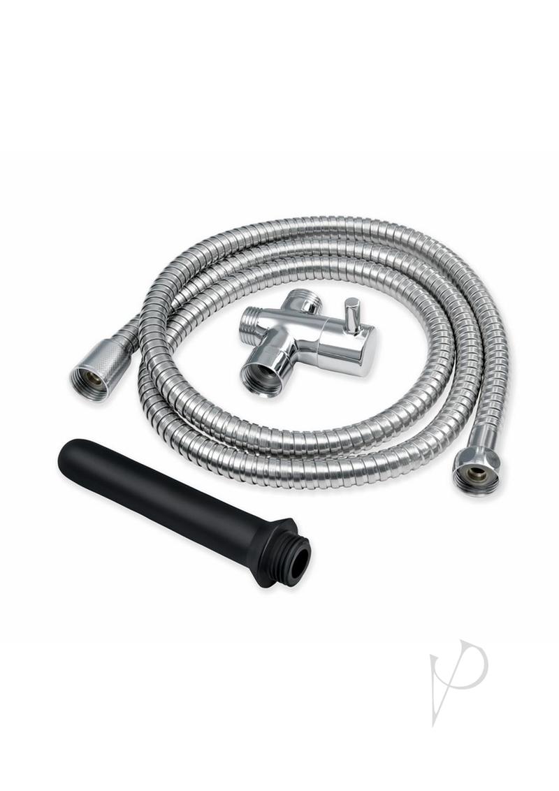 AquaClean Shower Douder System with Diverter - Black | Bidet Attachment for Toilet | Perfect for Bathroom Hygiene & Comfort