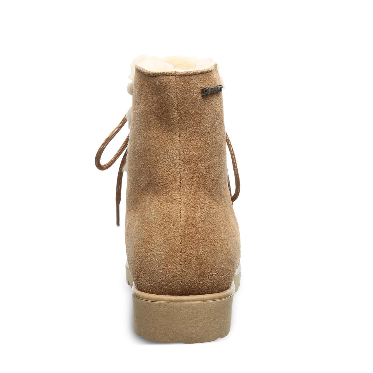 BEARPAW Women's Alisa Suede Lace-Up Boots - Lightweight Comfortable Winter Boots for Casual Wear & Outdoor Activities