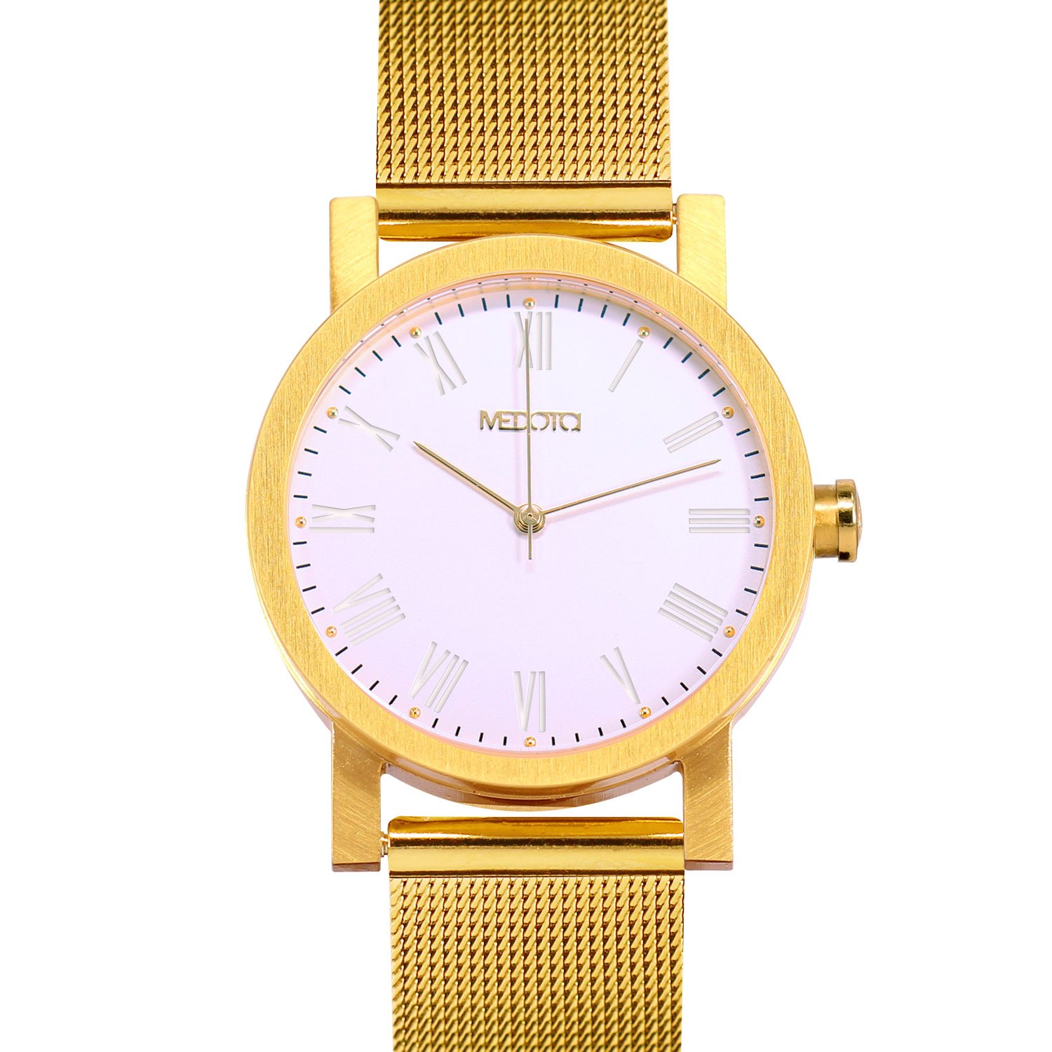 MEDOTA Stainless Steel Waterproof Watch for Women - Swiss Quartz Movement, Elegant Gold Design (Model 21904) | Perfect for Everyday Wear, Office, and Special Occasions