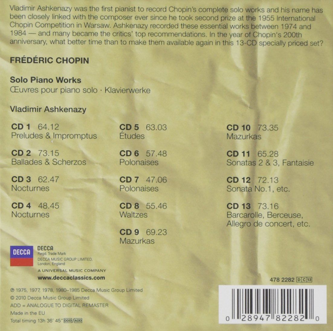 Chopin: Complete Solo Piano Works for Classical Music Lovers | Perfect for Home Practice, Recitals & Relaxation