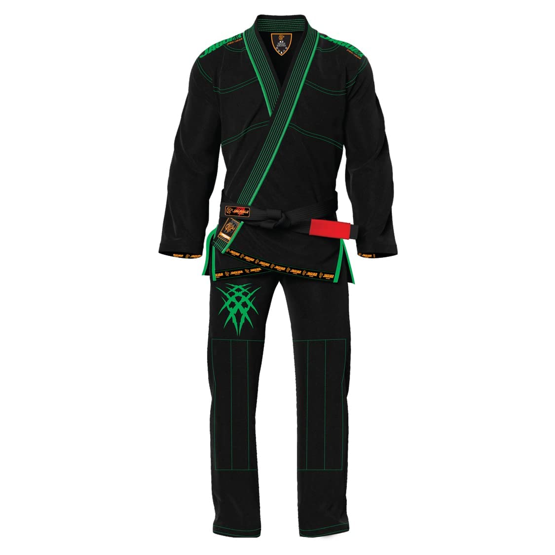 JAGUAR PRO GEAR Classic Series BJJ Gi - Lightweight Brazilian Jiu Jitsu Kimono for Kids & Adults (Unisex) with Free White Belt - Perfect for Training, Competition & Martial Arts Practice