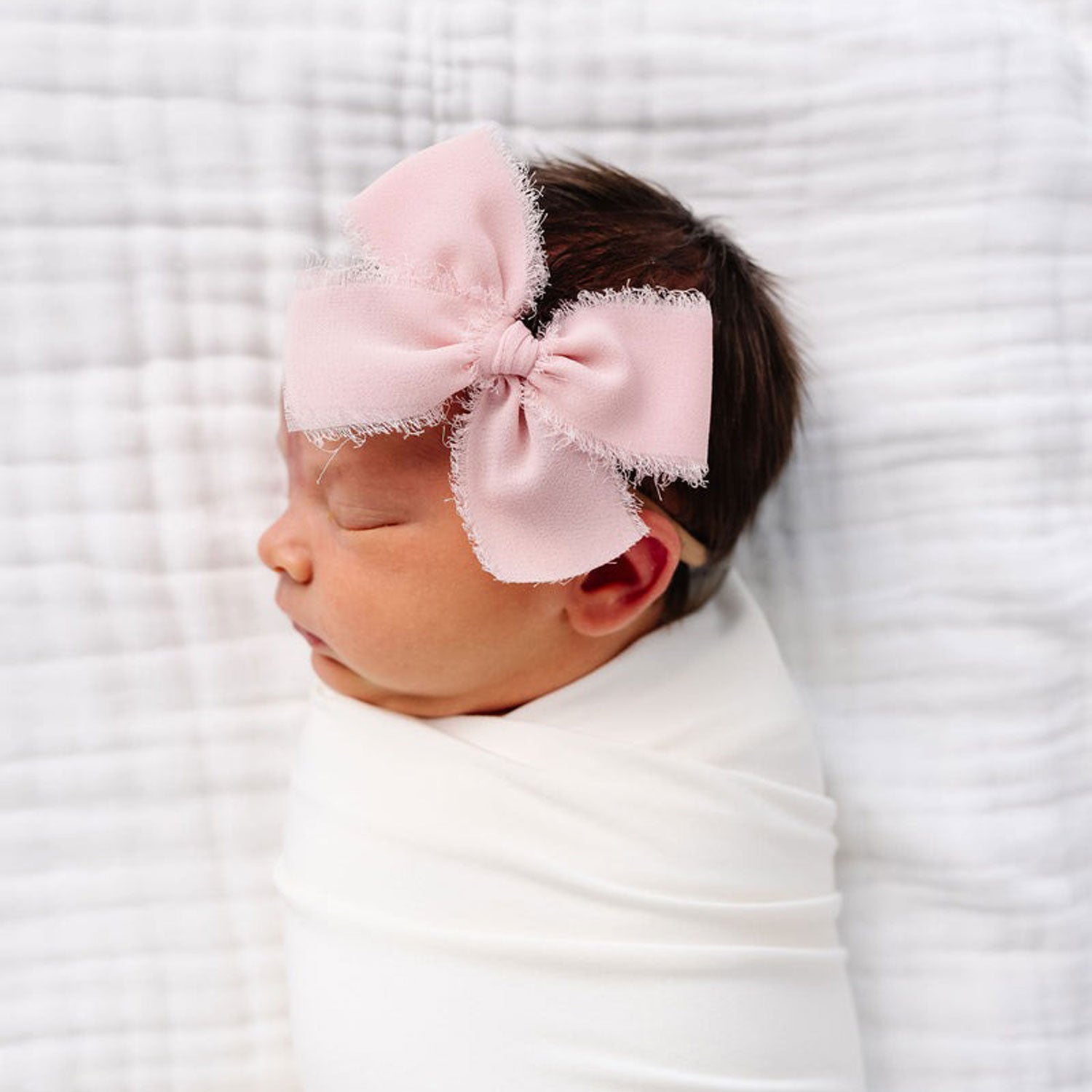 Lou Lou Company Chiffon Bow Headband for Women - Elegant Hair Accessories for Weddings, Parties & Everyday Wear
