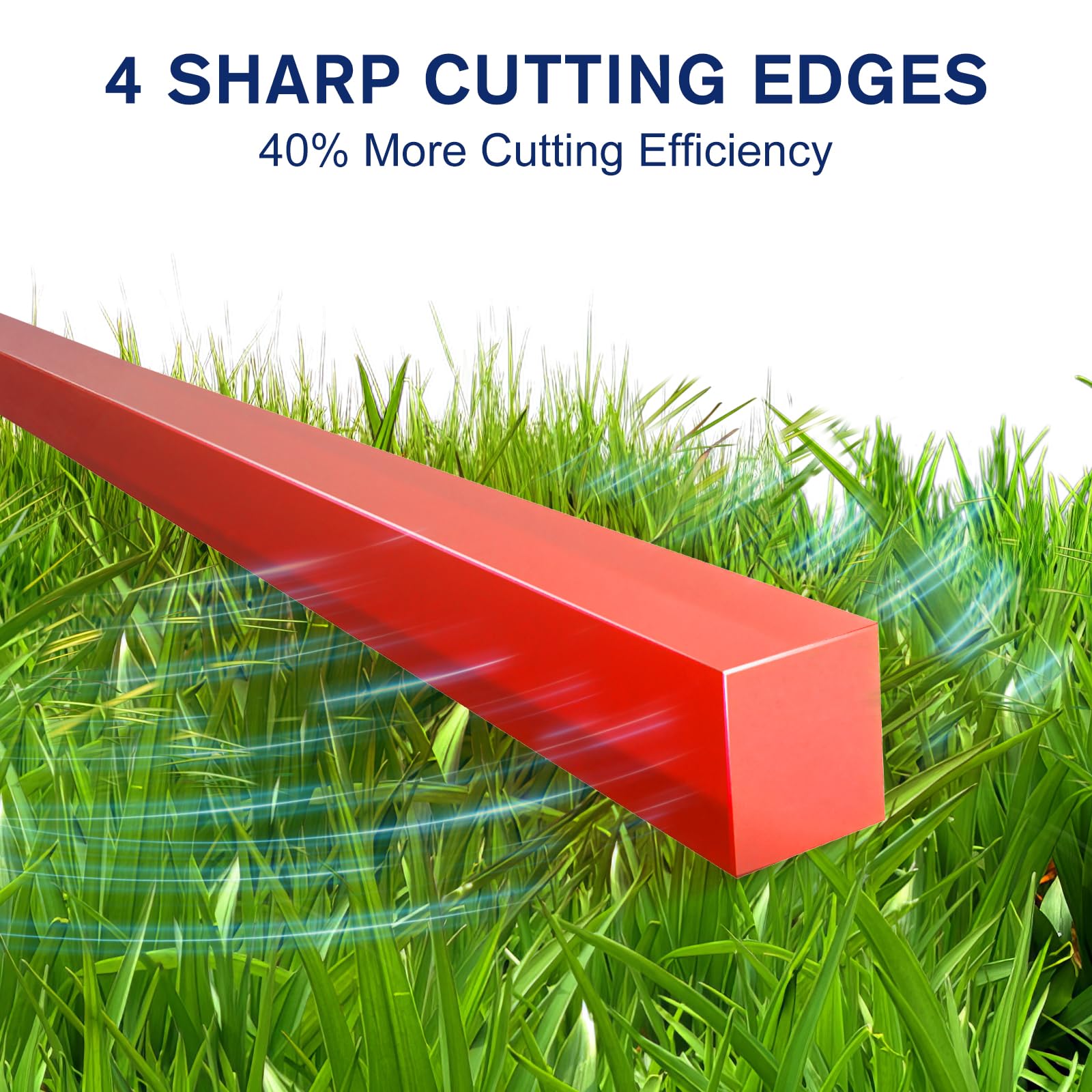 Powtol Magnum Gatorline .095-Inch Square Trimmer Line - 3lbs Spool for Husqvarna, Ryobi, Echo & Stihl Weed Eaters - Durable Grass Trimming String for Professional Landscaping & Yard Maintenance