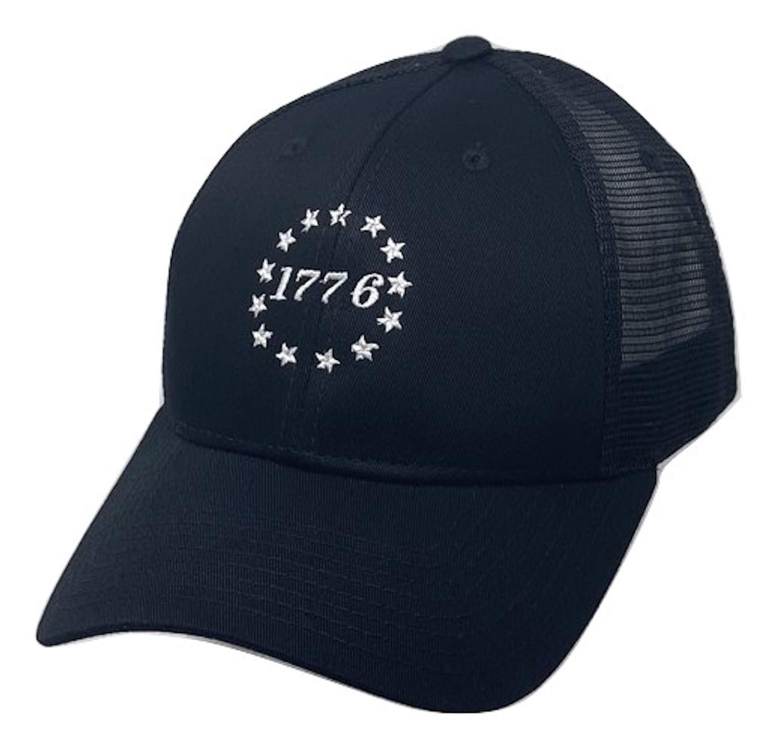Betsy Ross USA First US Flag American 1776 United States Trucker Hat - Patriotic Vintage Baseball Cap for Men & Women - Perfect for 4th of July, Memorial Day, and Independence Day Celebrations
