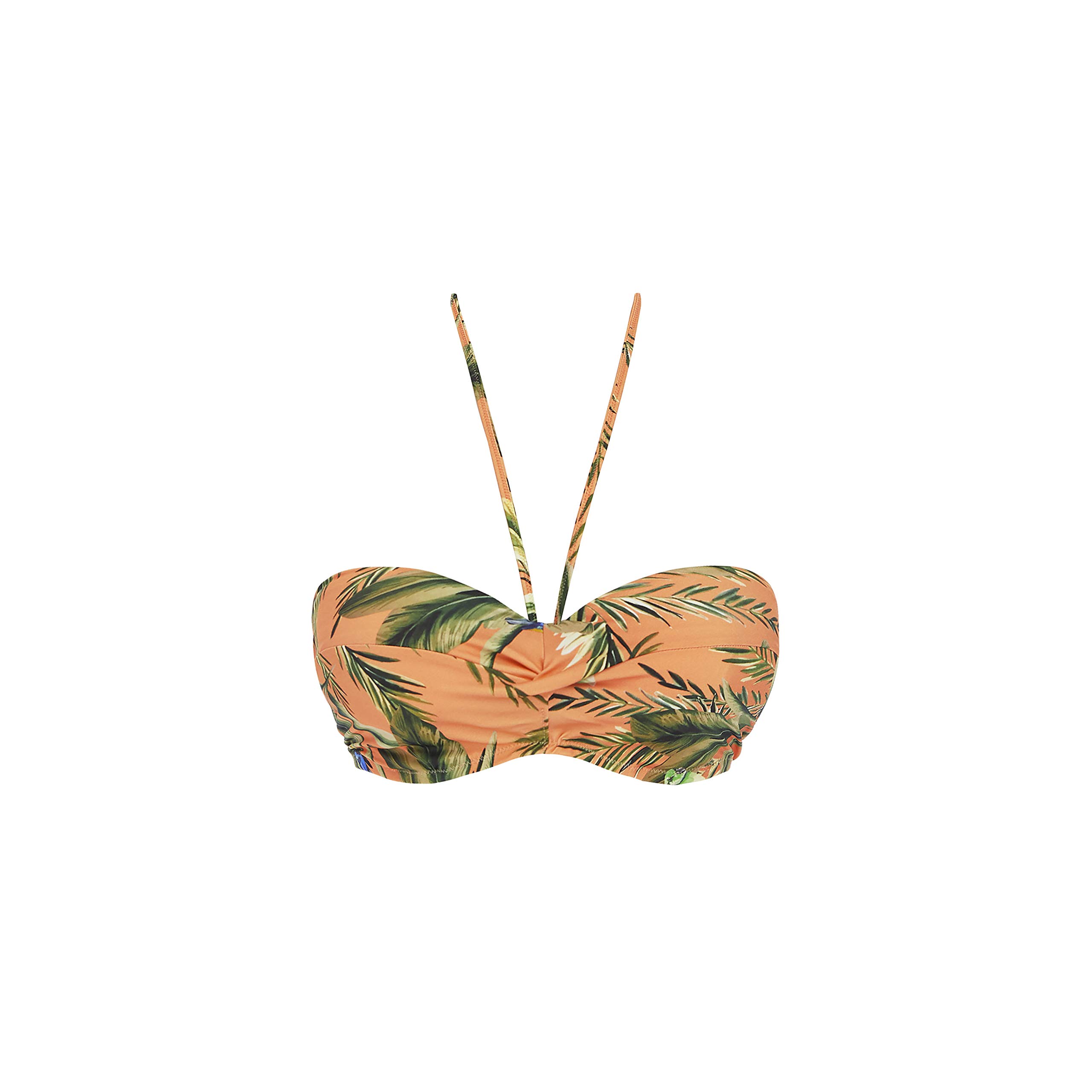 Freya Women's Standard Birds in Paradise Underwire Bandeau Bikini Top - Sexy Swimwear for Beach, Pool & Summer Vacations